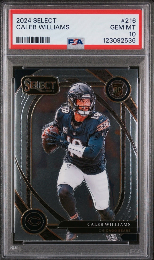 2024 Panini Select Caleb Williams Rookie Card PSA 10 NFL (1 of 2)