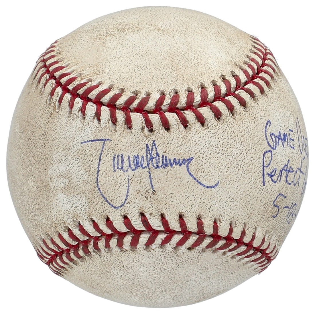 Randy Johnson 2004 Perfect Game Signed Inscribed Baseball JSA Authenticated (1 of 8)