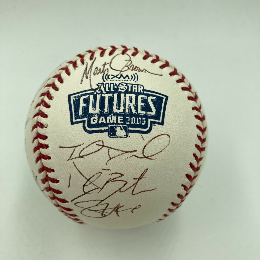 2005 All-Star Futures Game Team Signed Baseball Justin Verlander & Others: 2005 All-Star Futures Game Team Signed Baseball Justin Verlander & Others This collectible baseball features the signatures of notable players from the 2005 All-Star Futures Game, held on July 10, 200