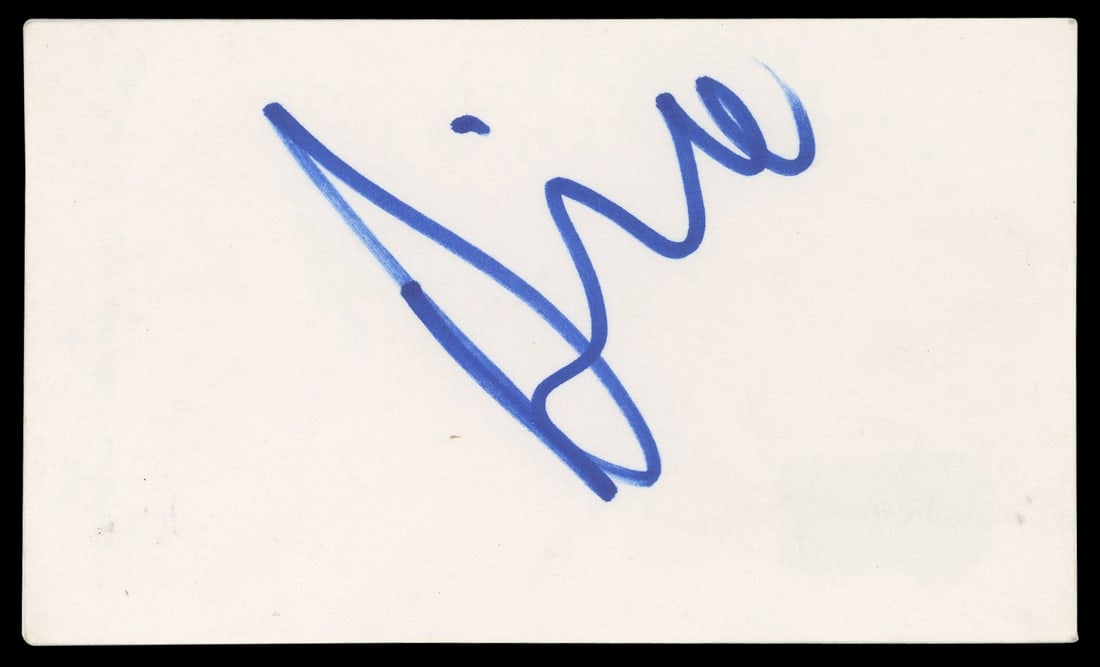 Andrew Dice Clay Signed 3x5 Index Card Beckett Authenticated: Andrew Dice Clay Signed 3x5 Index Card Beckett Authenticated This authentic autographed 3x5 index card features the signature of Andrew Dice Clay, a renowned comedian and actor. The item is verified b