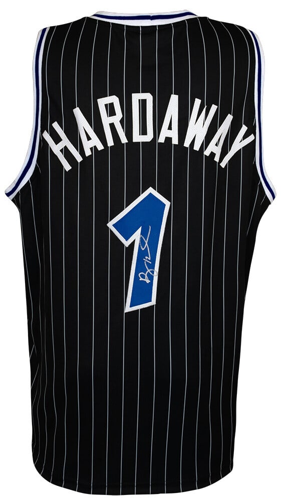 Penny Hardaway Signed Black Custom Jersey Orlando Magic COA (1 of 3)