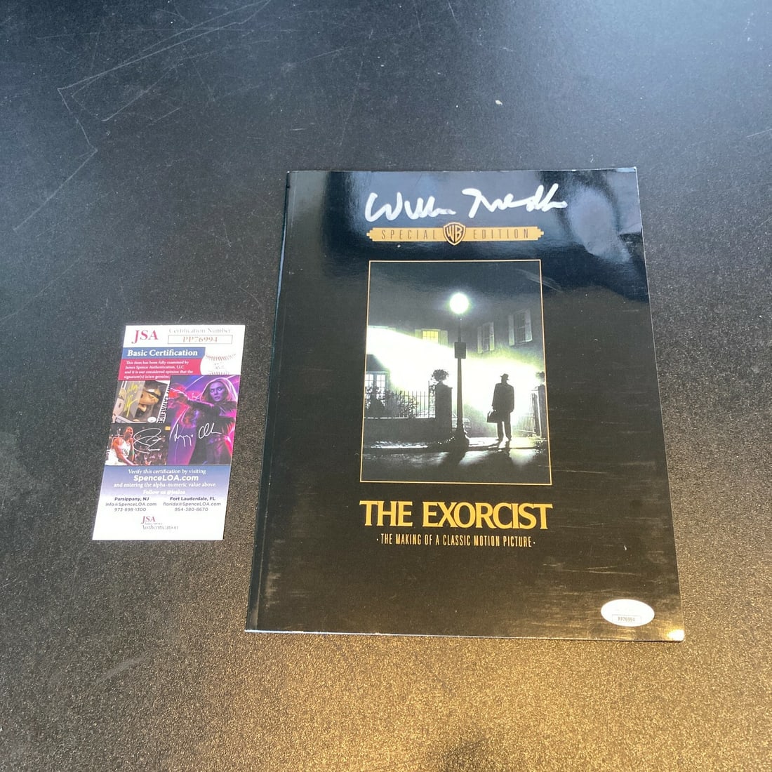William Friedkin Signed The Exorcist Program JSA Authenticated: William Friedkin Signed The Exorcist Program JSA Authenticated This is an original movie program for 'The Exorcist' signed by renowned filmmaker William Friedkin. The item includes a James Spence Auth