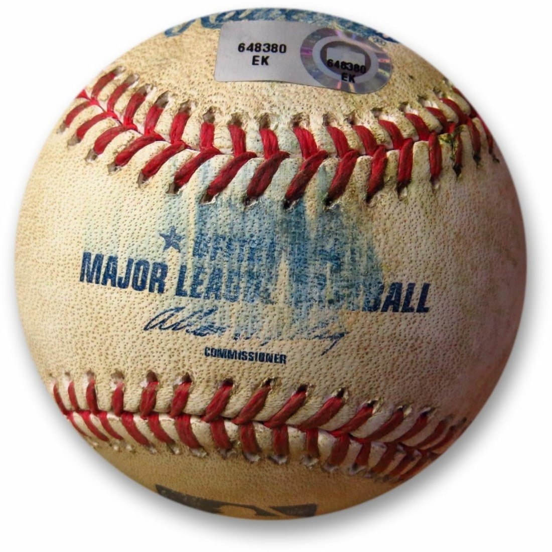 Yasiel Puig Game Used Baseball MLB Authenticated Double off Liriano 5/30/14 Dodgers (1 of 2)