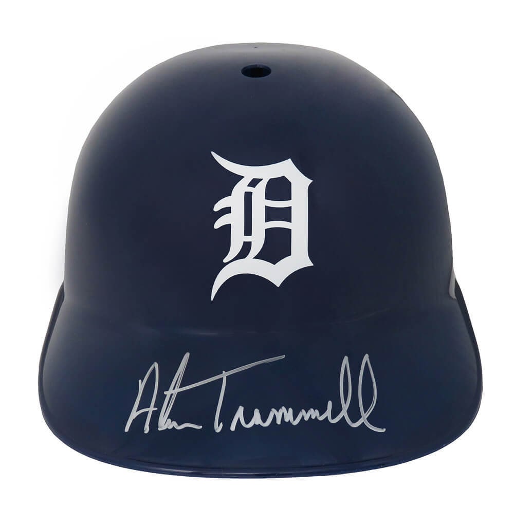 Alan Trammell Signed Detroit Tigers Replica Batting Helmet with COA (1 of 1)