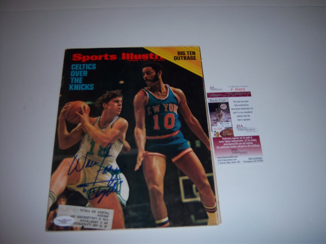 Walt Frazier Signed Sports Illustrated Magazine JSA COA Knicks HOF (1 of 1)