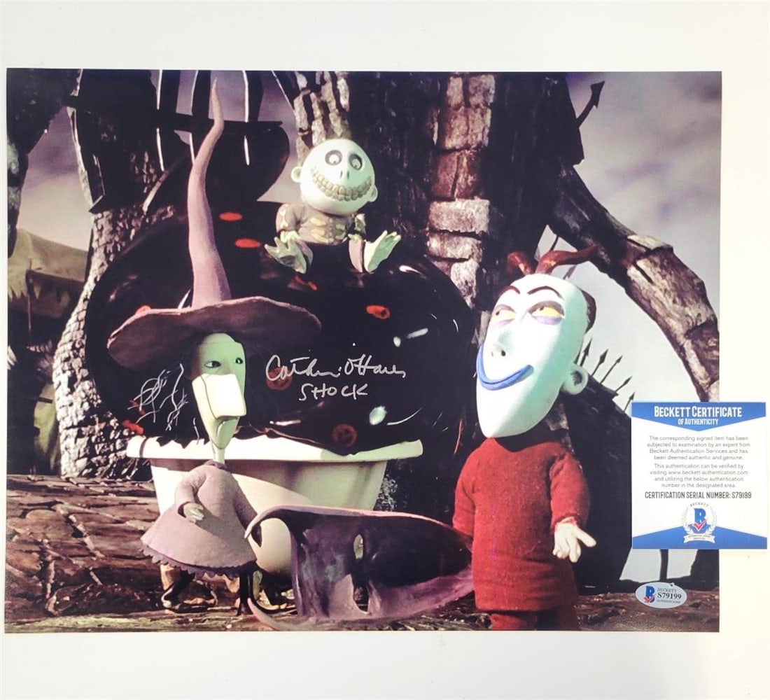 Catherine O'Hara Signed Nightmare Before Christmas 11x14 Photo Beckett Authenticated (1 of 3)