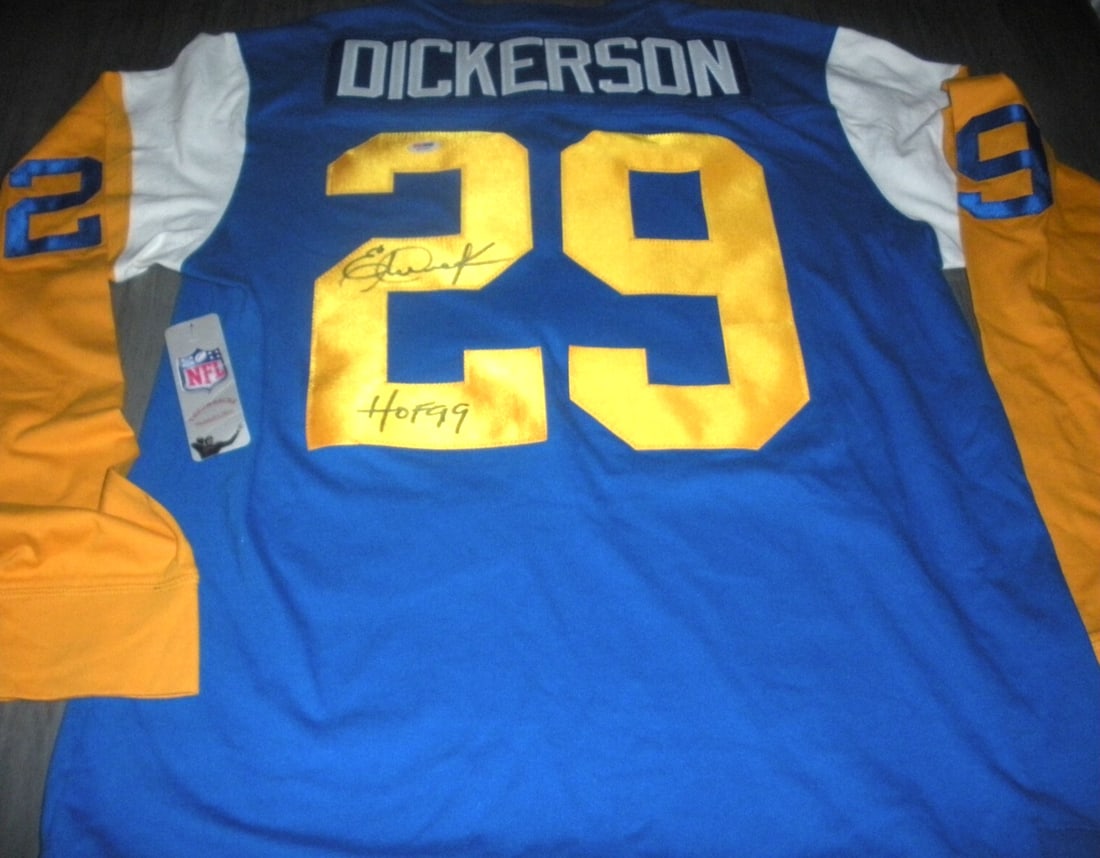 Eric Dickerson Signed Mitchell & Ness Jersey PSA/DNA Authenticated (1 of 3)