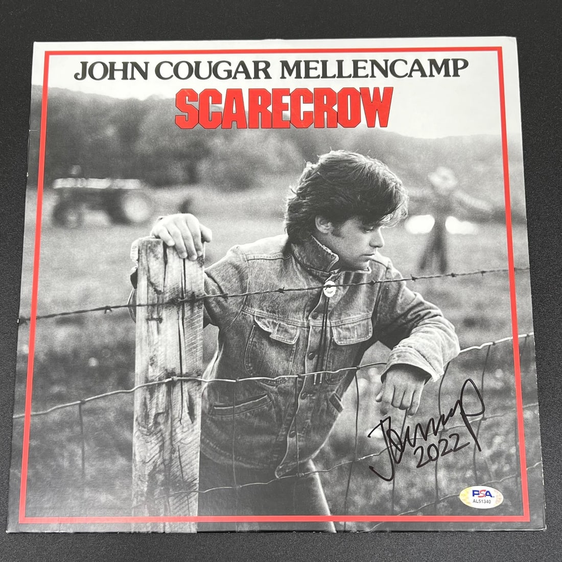 John Cougar Mellencamp Scarecrow Vinyl Signed PSA/DNA Authentication (1 of 2)