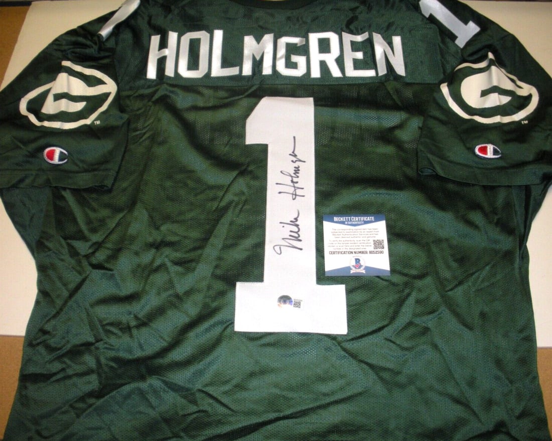 Mike Holmgren Signed Green Bay Packers Jersey Beckett Authenticated (1 of 2)