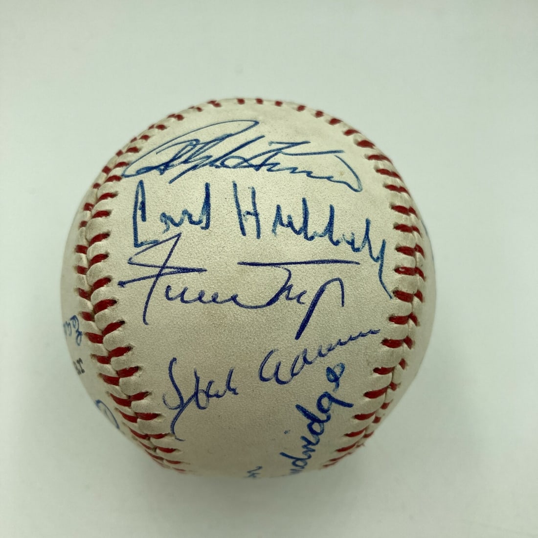 1970's Baseball Signed by Mays Aaron Musial JSA Authenticated (1 of 9)
