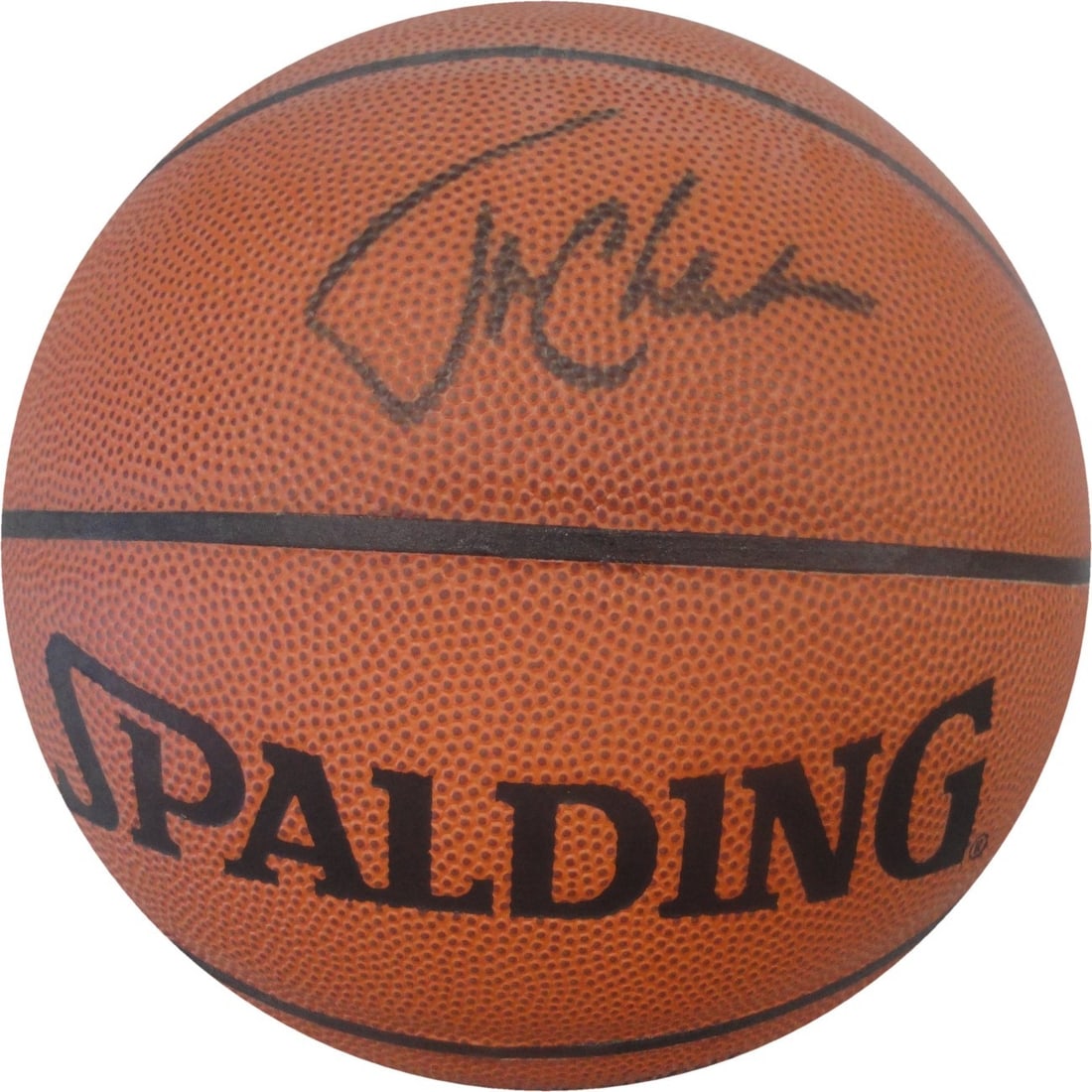 Tom Chambers Signed Spalding NBA Basketball JSA Authenticated Seattle Super Sonics (1 of 3)