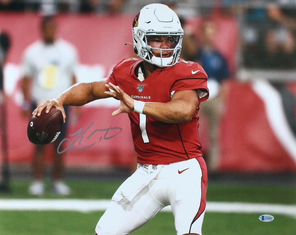 Kyler Murray Signed 16x20 Cardinals Passing Photo Beckett Authenticated (1 of 6)
