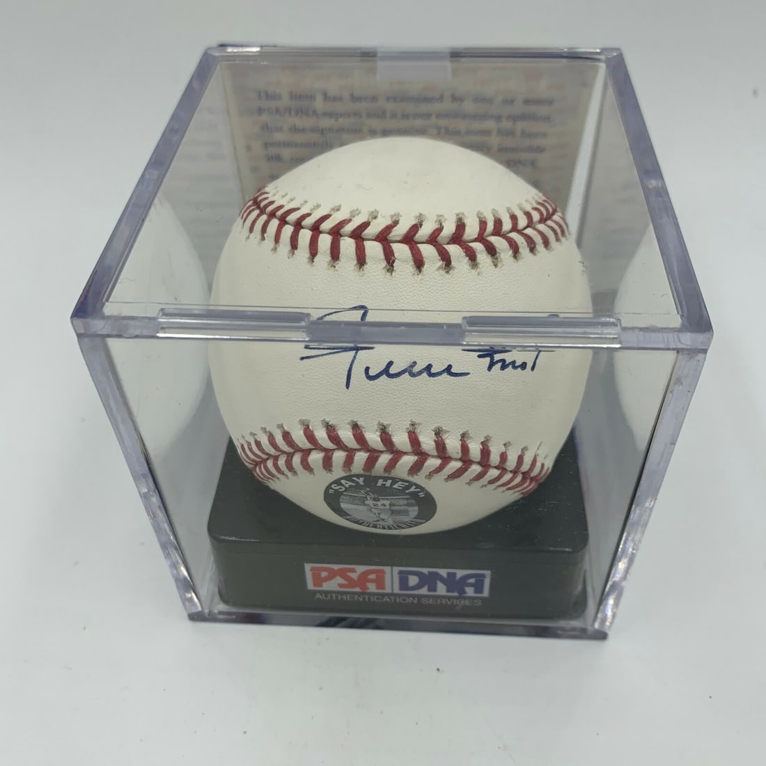 Willie Mays Signed Baseball PSA DNA Graded Gem Mint 10 New York Giants (1 of 6)