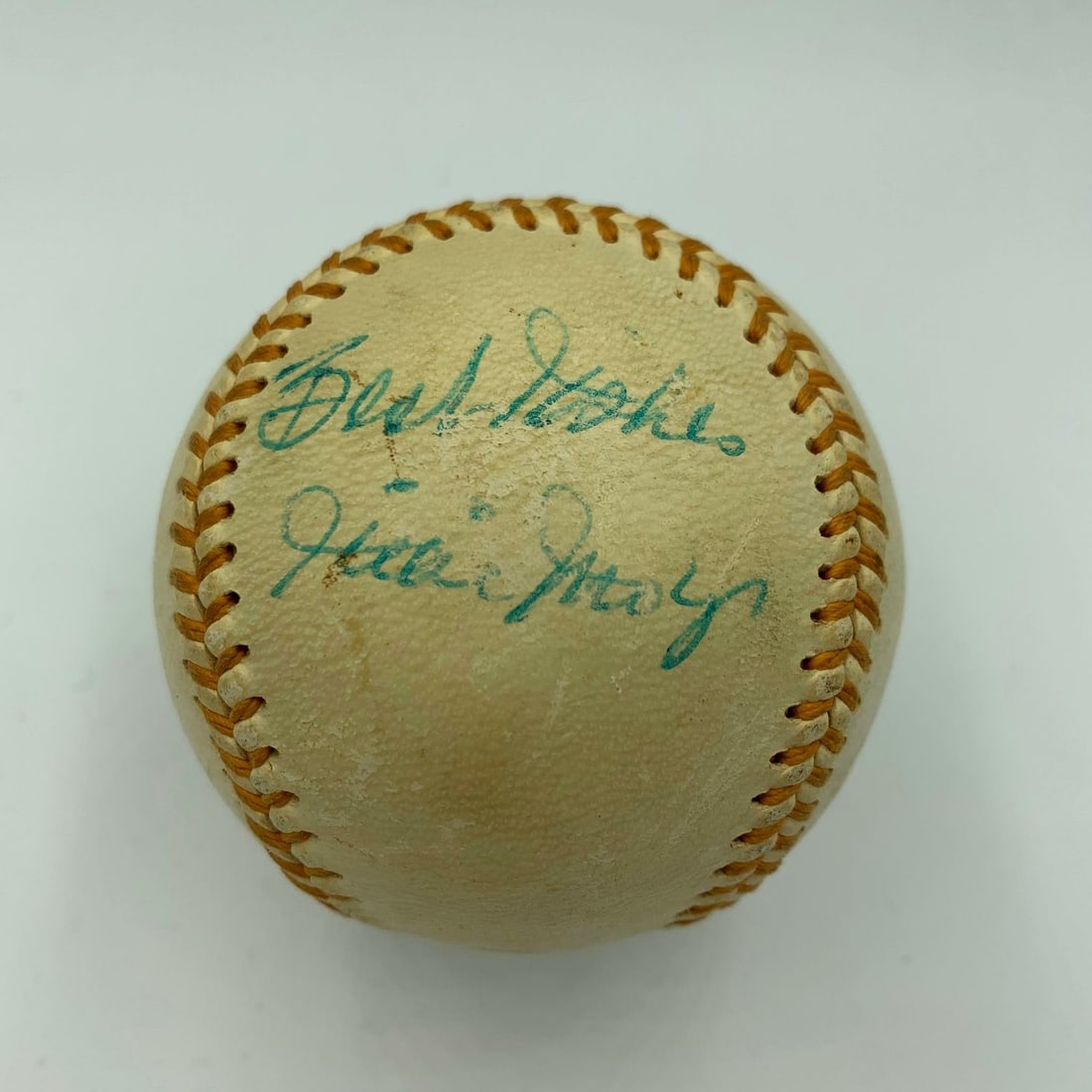 Vintage 1950s Willie Mays Signed Minor League Baseball PSA DNA COA (1 of 4)