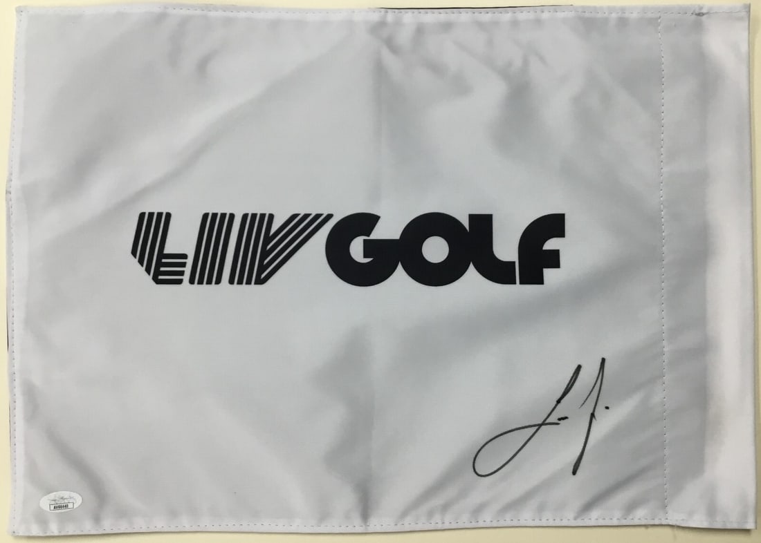 Joaquin Neimann LIV 18 Signed Pin Flag JSA Authenticated: Joaquin Neimann LIV 18 Signed Pin Flag JSA Authenticated This official LIV 18 pin flag features the signature of PGA star Joaquin Neimann, expertly authenticated by James Spence Authentication (JSA) w