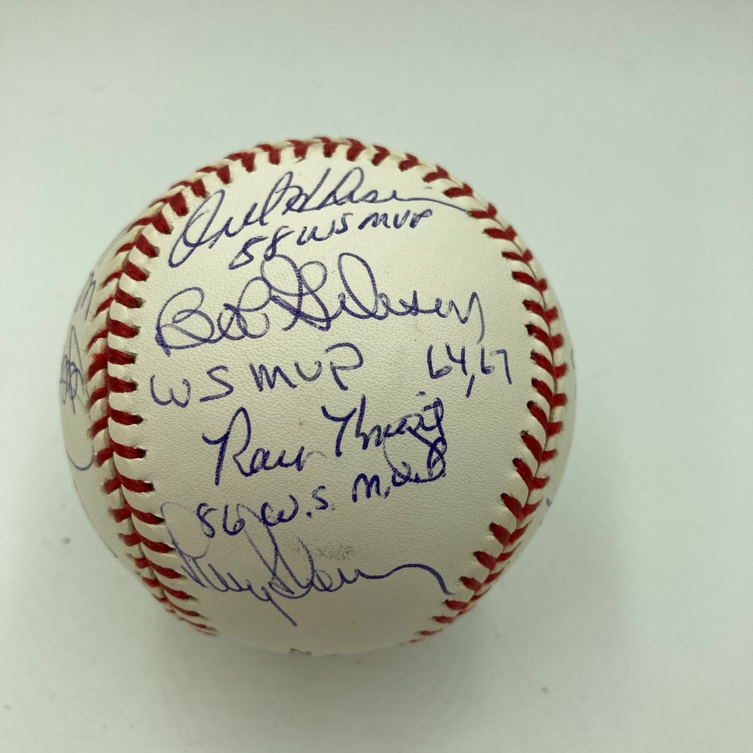 Official 2000 World Series Multi Signed Baseball 16 Autographs JSA COA (1 of 11)