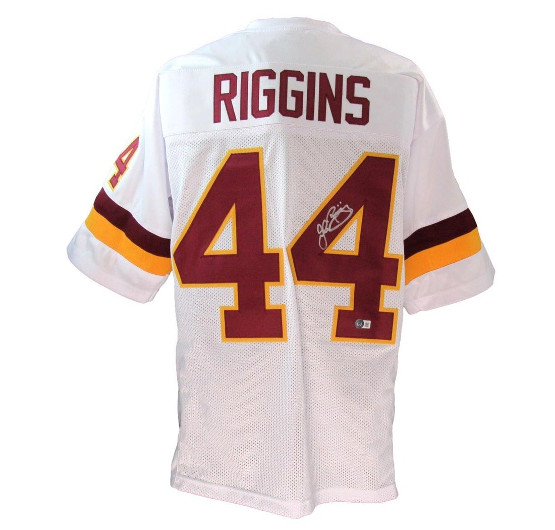 John Riggins HOF Autographed Redskins Football Jersey BAS Beckett XL (1 of 5)