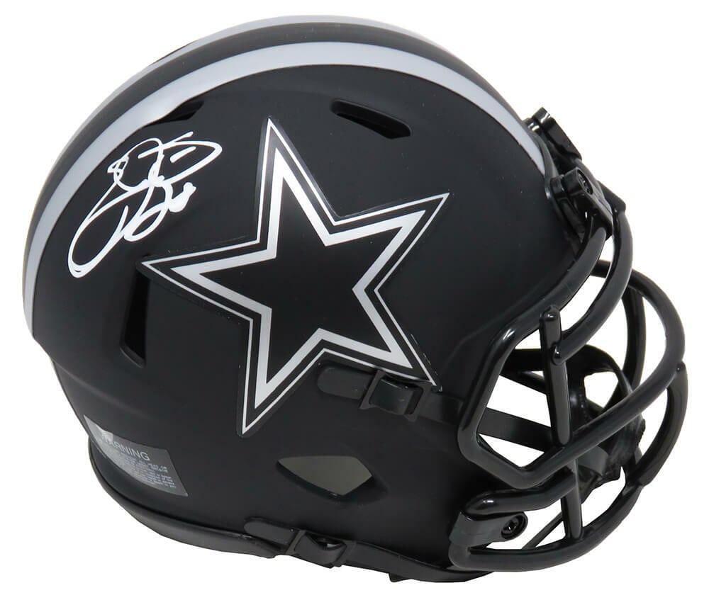 Emmitt Smith Signed Dallas Cowboys Eclipse Mini Helmet with COA (1 of 1)