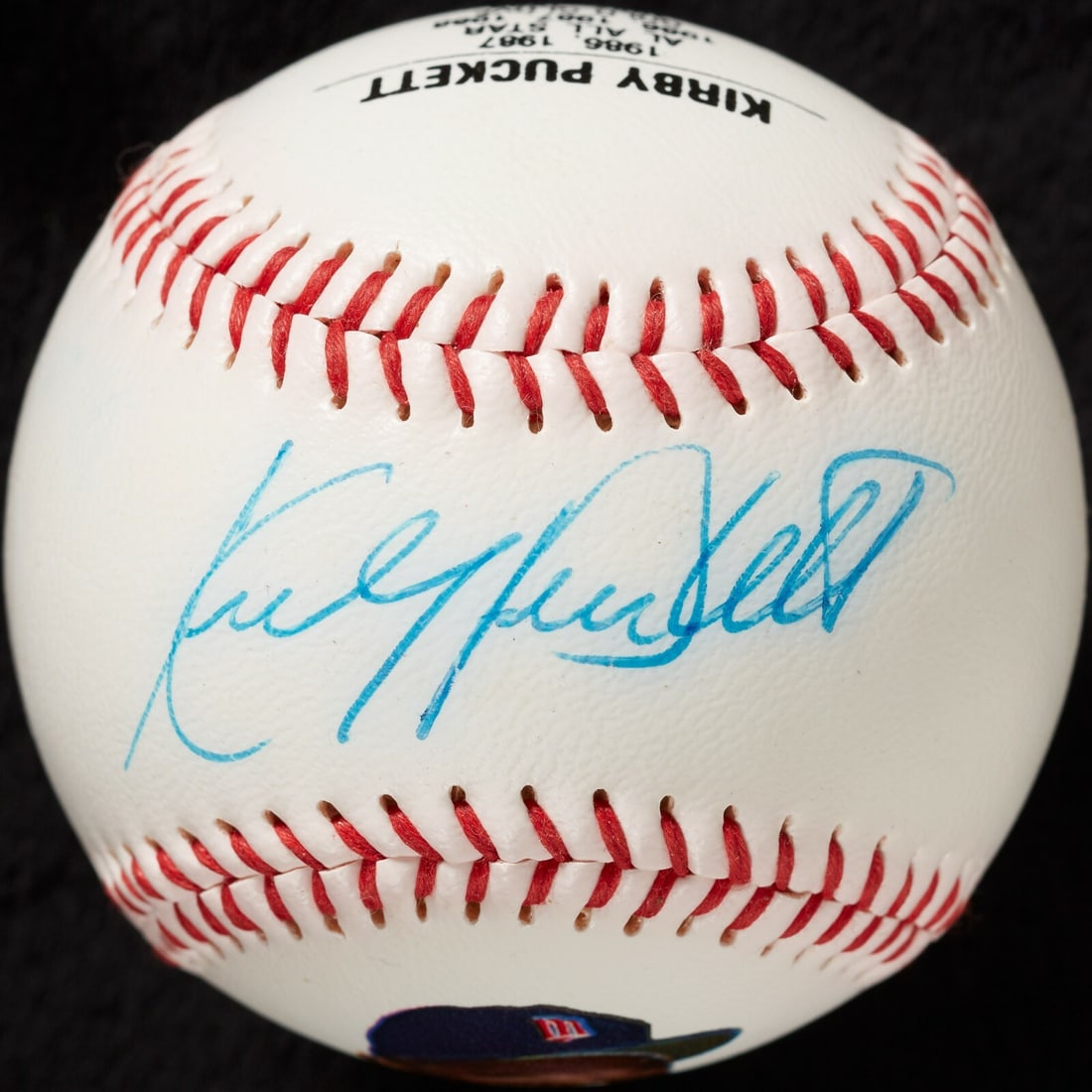 Kirby Puckett Signed Baseball Photo with Beckett COA: Kirby Puckett Signed Baseball Photo with Beckett COA Celebrate the legacy of baseball legend Kirby Puckett with this stunning commemorative photo baseball. The ball features Puckett's signature in blu