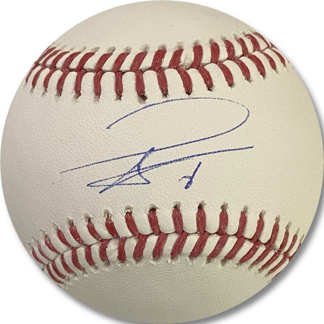 Hye Seong Kim Autographed Baseball Dodgers Authenticated by Beckett (1 of 2)
