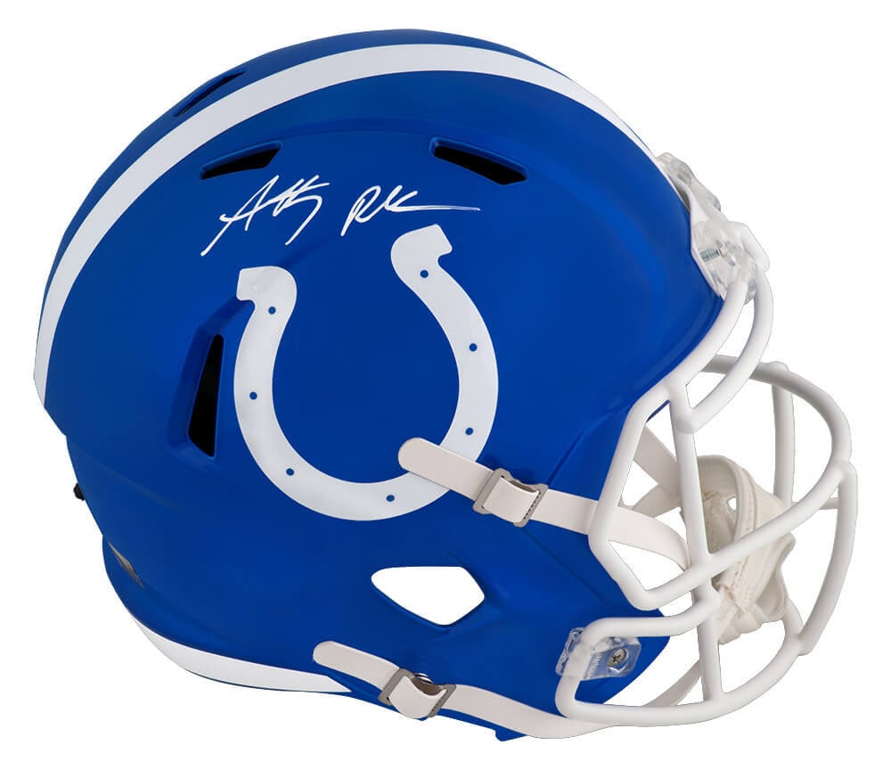 Anthony Richardson Signed Colts FLASH Riddell Full Size Helmet with COA (1 of 1)
