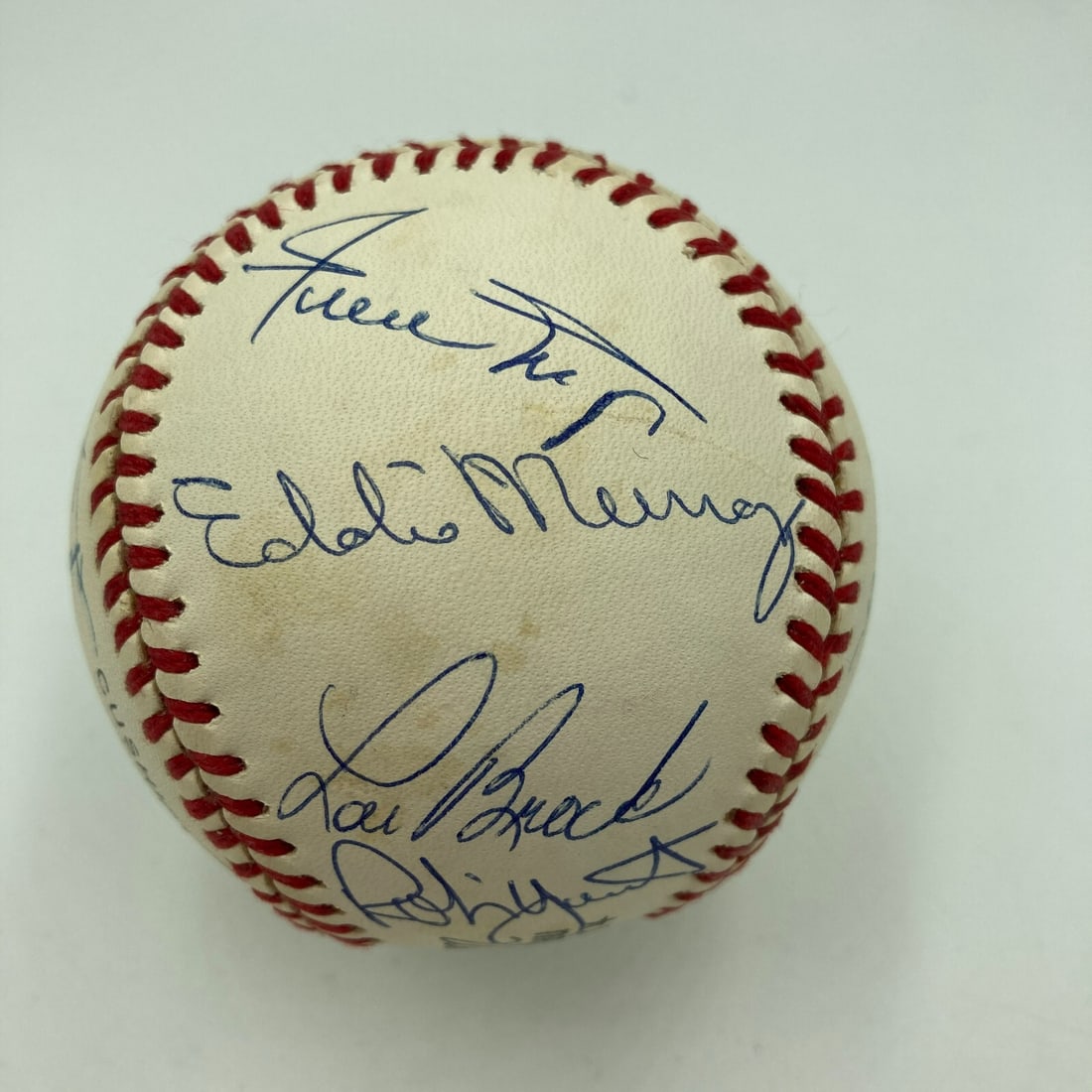3,000 Hit Club Multi-Signed Baseball 13 Autographs JSA COA (1 of 10)