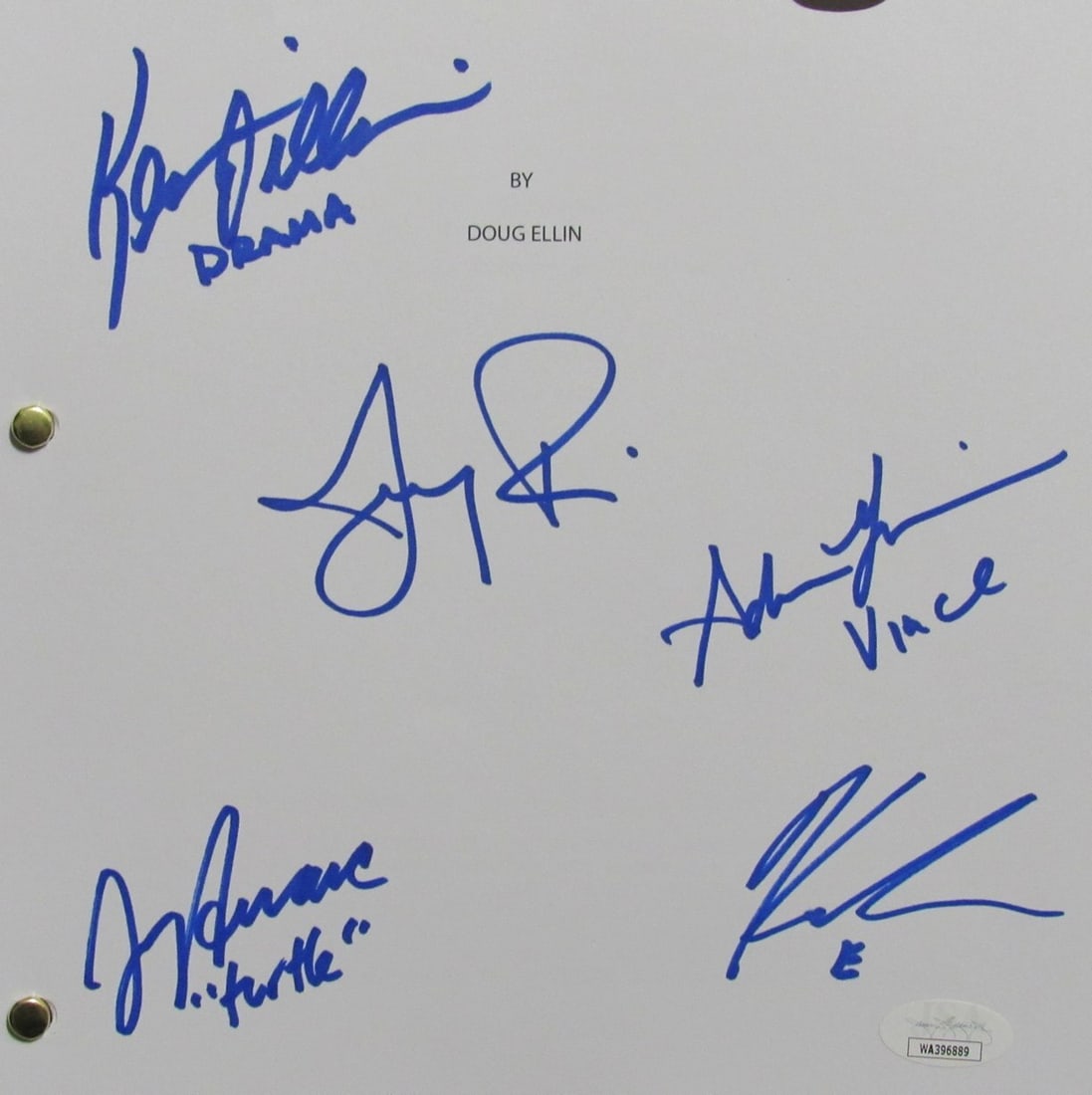 Multi Signed Entourage HBO Script with JSA Authentication - 2