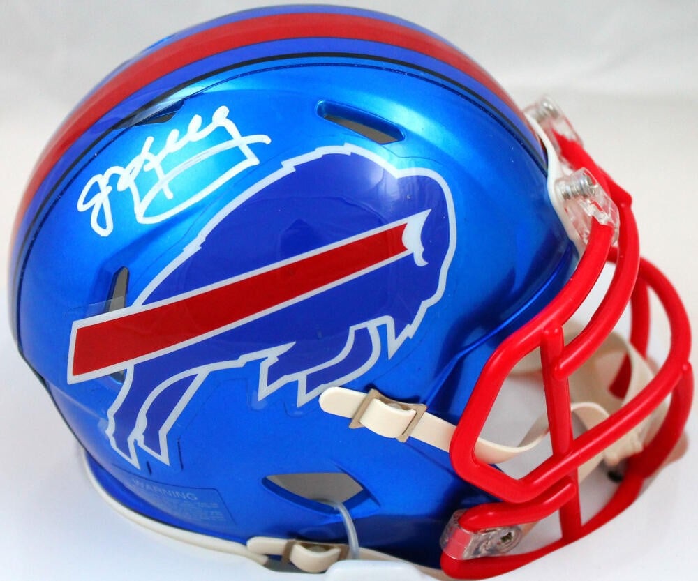 Jim Kelly Signed Buffalo Bills Mini Helmet Beckett Authenticated (1 of 3)