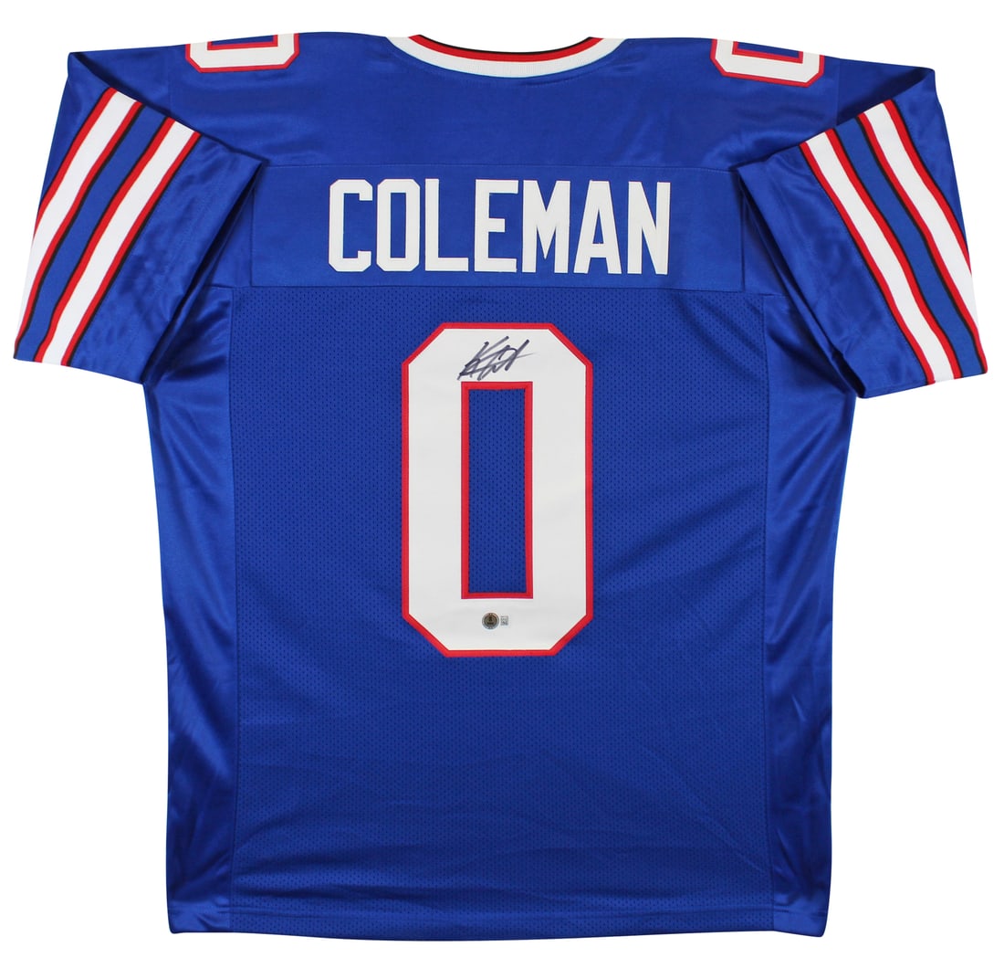 Keon Coleman Signed Blue Pro Style Jersey Buffalo Bills BAS Authenticated (1 of 3)