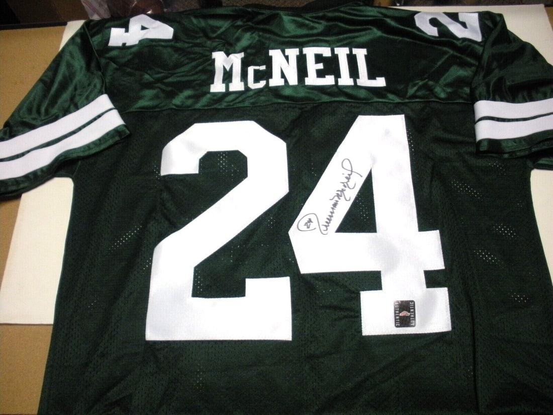 Freeman McNeil Signed New York Jets NFL Jersey with COA (1 of 2)
