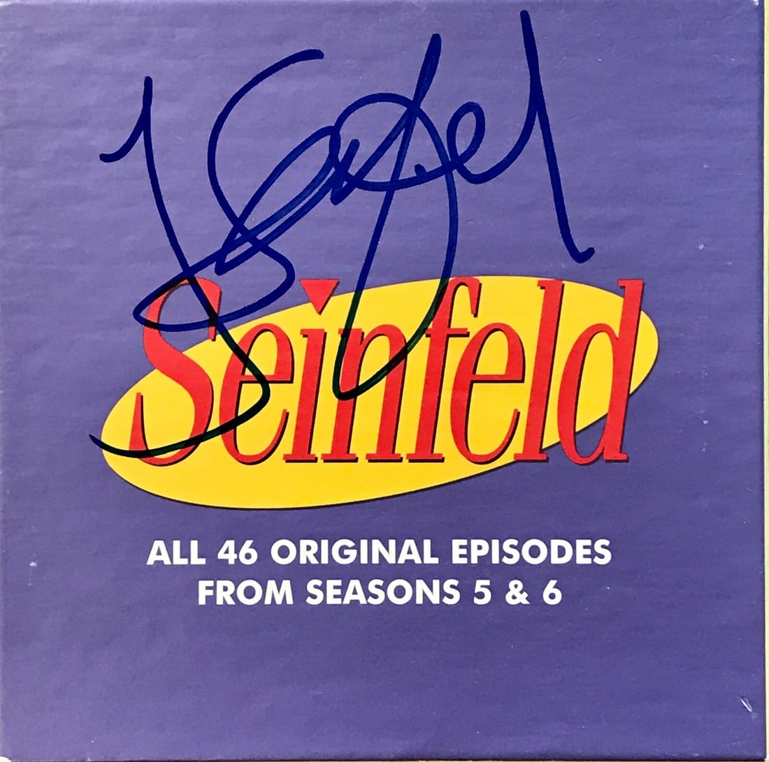 Jerry Seinfeld Jason Alexander Signed Limited Edition Seinfeld DVD Set 5 6: Jerry Seinfeld Jason Alexander Signed Limited Edition Seinfeld DVD Set 5 6 This limited edition collectors DVD set features seasons 5 and 6 of the iconic show "Seinfeld," famously known for the "Puffy