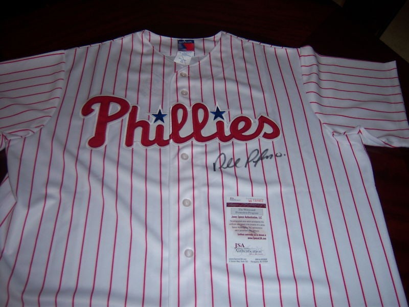 Placido Polanco Signed Majestic Phillies Jersey with JSA COA (1 of 2)