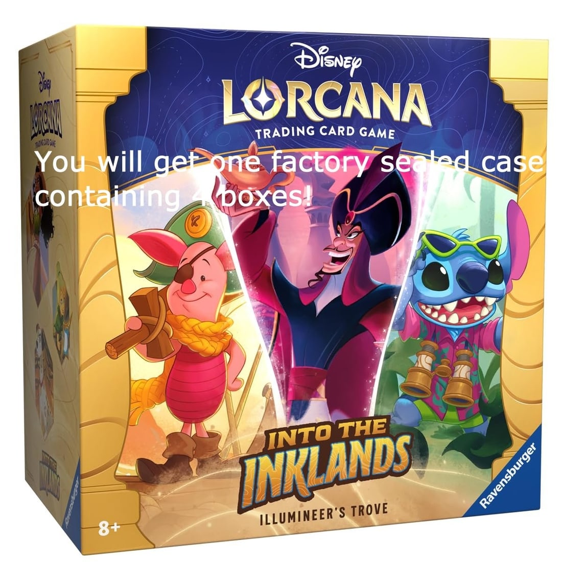 Disney Lorcana Set 3 Into the Inklands Illumineer's Trove Factory Sealed Collection: Disney Lorcana Set 3 Into the Inklands Illumineer's Trove Factory Sealed Collection Discover the Disney Lorcana Set 3 Into the Inklands Illumineer's Trove, featuring an exciting collection tailored fo