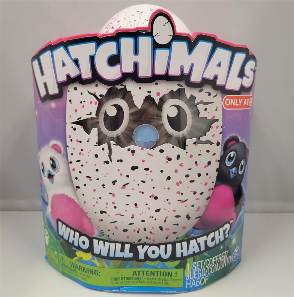 Hatchimals Bearakeets Toy in Black Pink Egg Target Exclusive Sealed: Hatchimals Bearakeets Toy in Black Pink Egg Target Exclusive Sealed This is a sealed, un-used Target exclusive Hatchimals Black Pink Egg Bearakeets toy by Spin Master. The item is pre-owned and remain