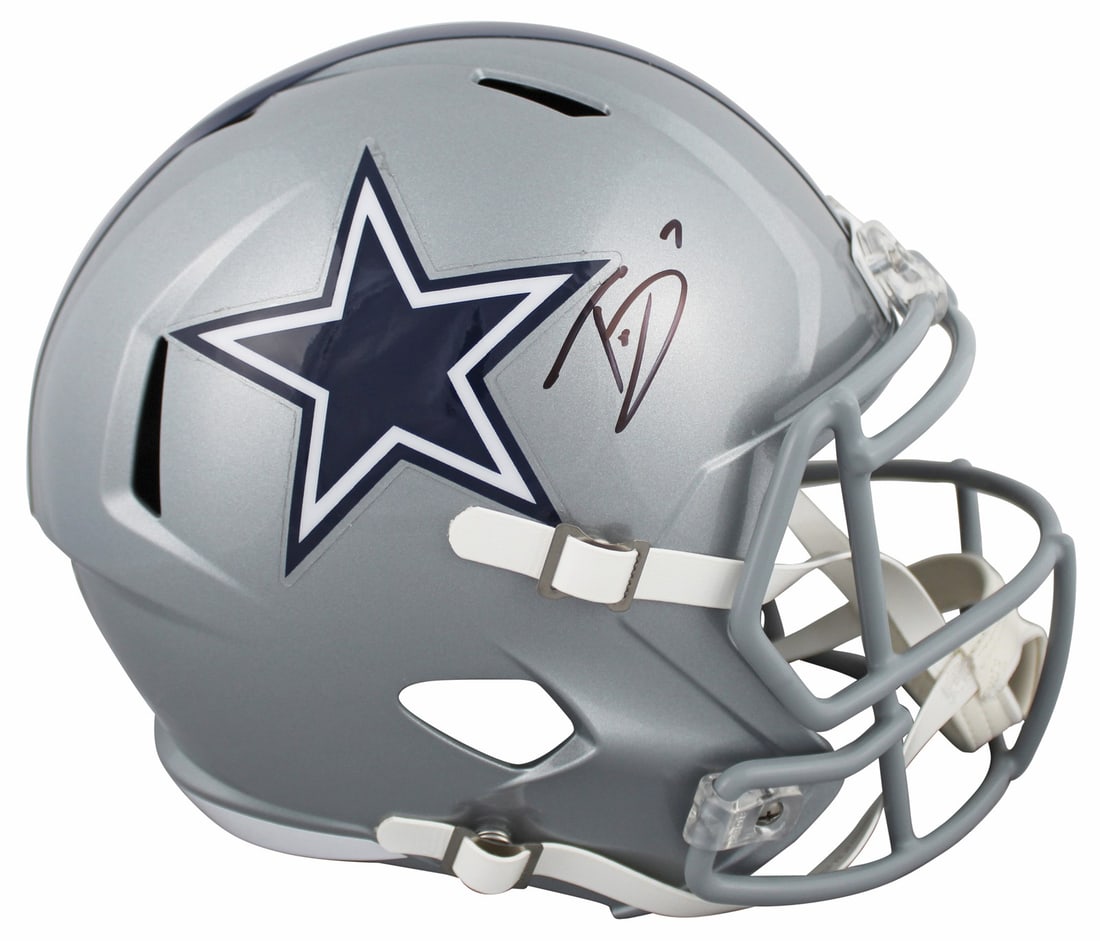 Trevon Diggs Signed Full Size Riddell Helmet BAS Authenticated Dallas Cowboys (1 of 3)