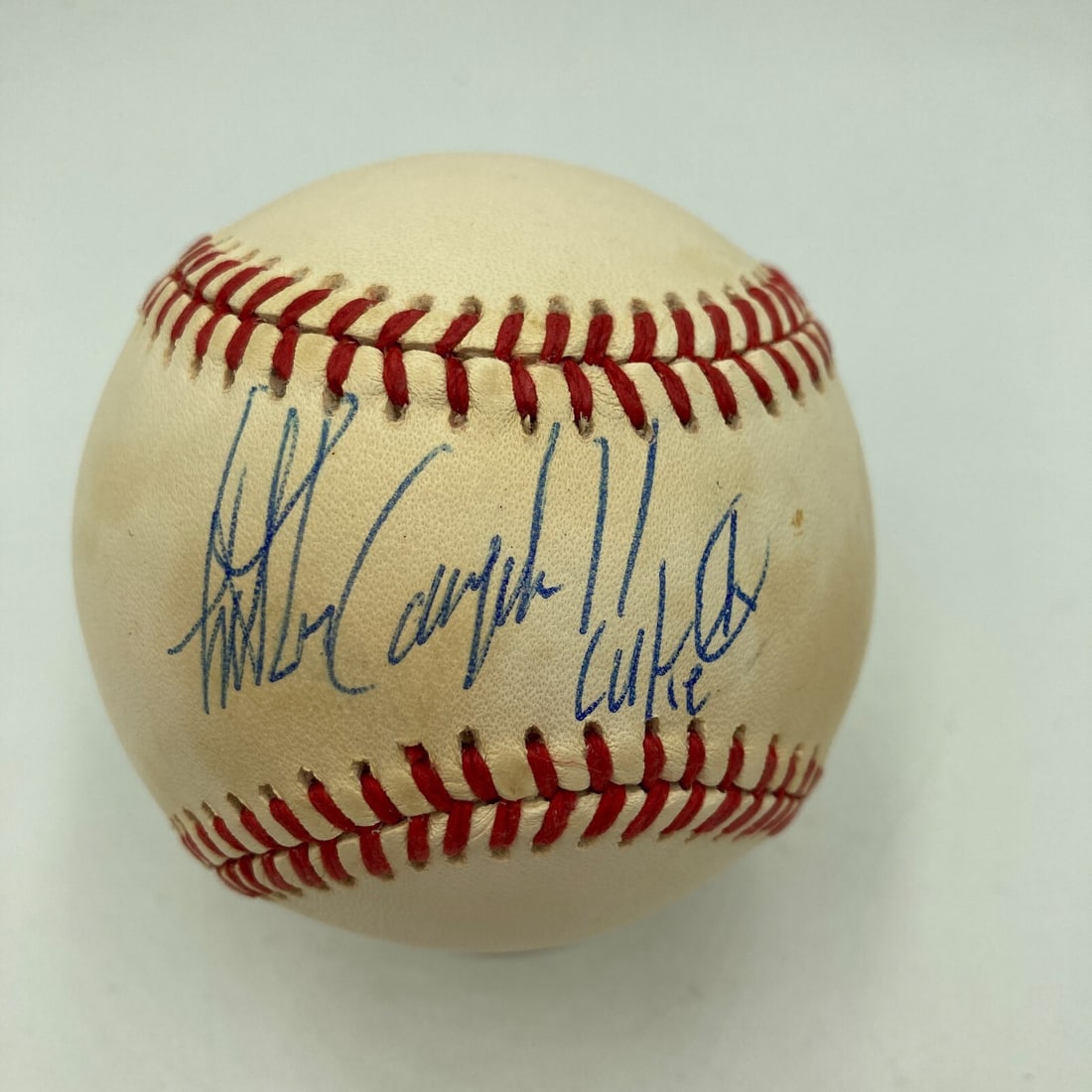 Luther Campbell Uncle Luke Signed National League Baseball with JSA COA: Luther Campbell Uncle Luke Signed National League Baseball with JSA COA This is an original National League baseball signed by Luther Campbell, also known as Uncle Luke. The baseball comes with a Jame