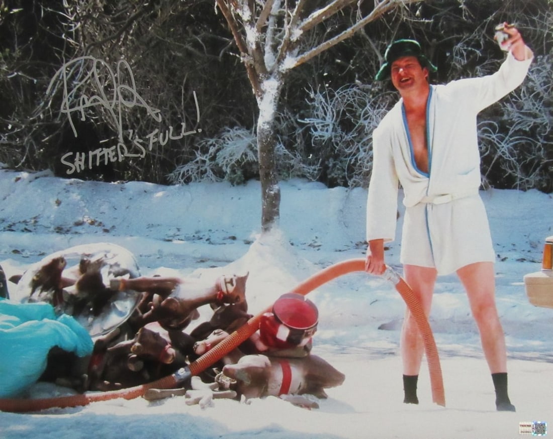 Randy Quaid Signed Photo Christmas Vacation Inscribed Shitters Full TRISTAR: Randy Quaid Signed Photo Christmas Vacation Inscribed Shitters Full TRISTAR Up for sale is a Randy Quaid autographed photograph from the classic film "Christmas Vacation." The photo measures 16x20 inc