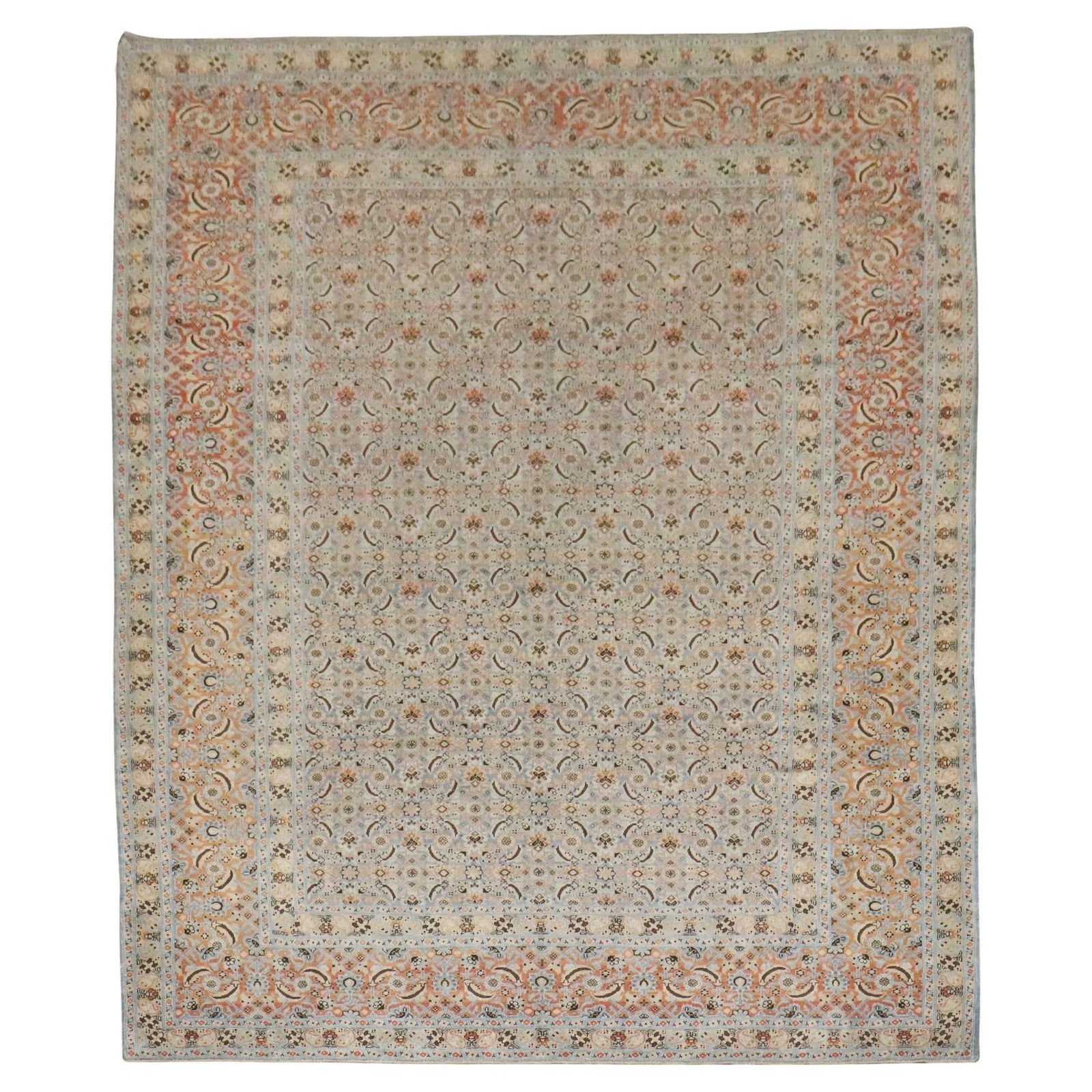 Fine Hand-Woven Early 20th Century Persian Senneh Wool Rug 8'2" x 10' (1 of 8)