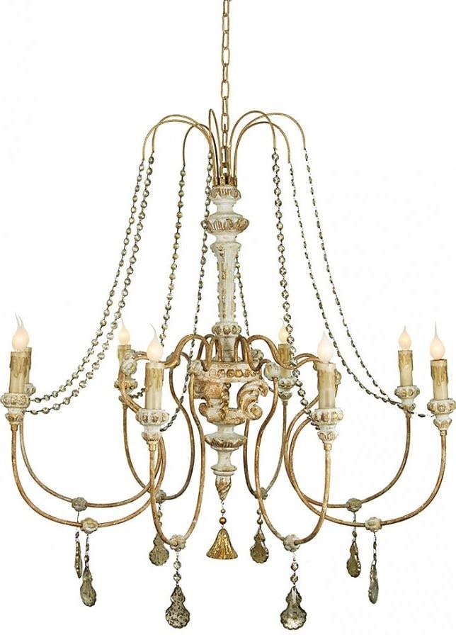 Provence Home Baroque Crystal Bowl Chandelier 36H 34W (1 of 1)