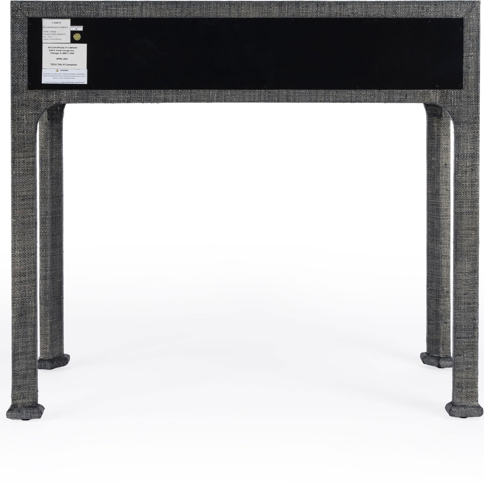 Butler Specialty Charcoal Gray Rectangular Console Table - 5