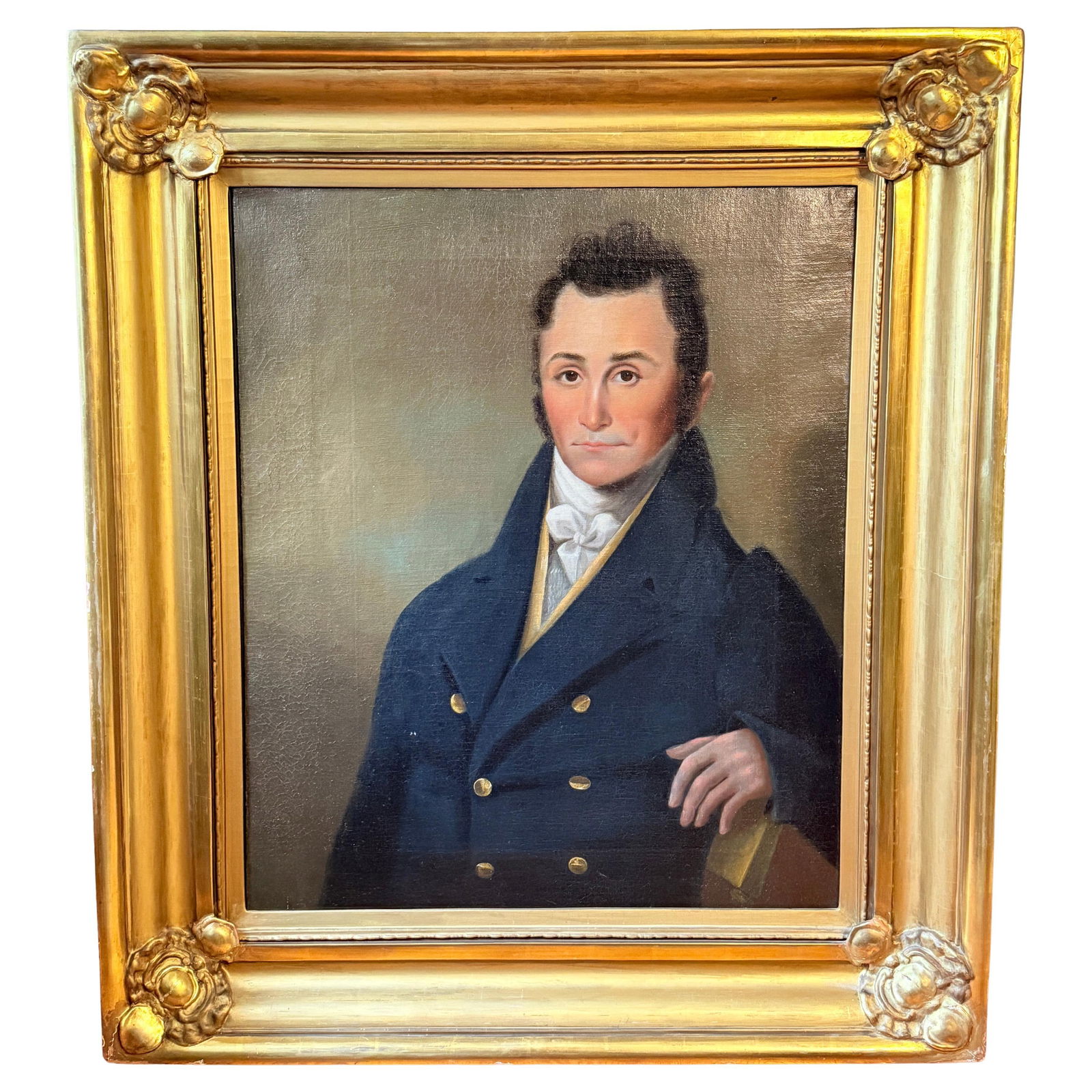 Augustus Schwartze Portrait American Classical Oil on Canvas 1810-20 (1 of 18)