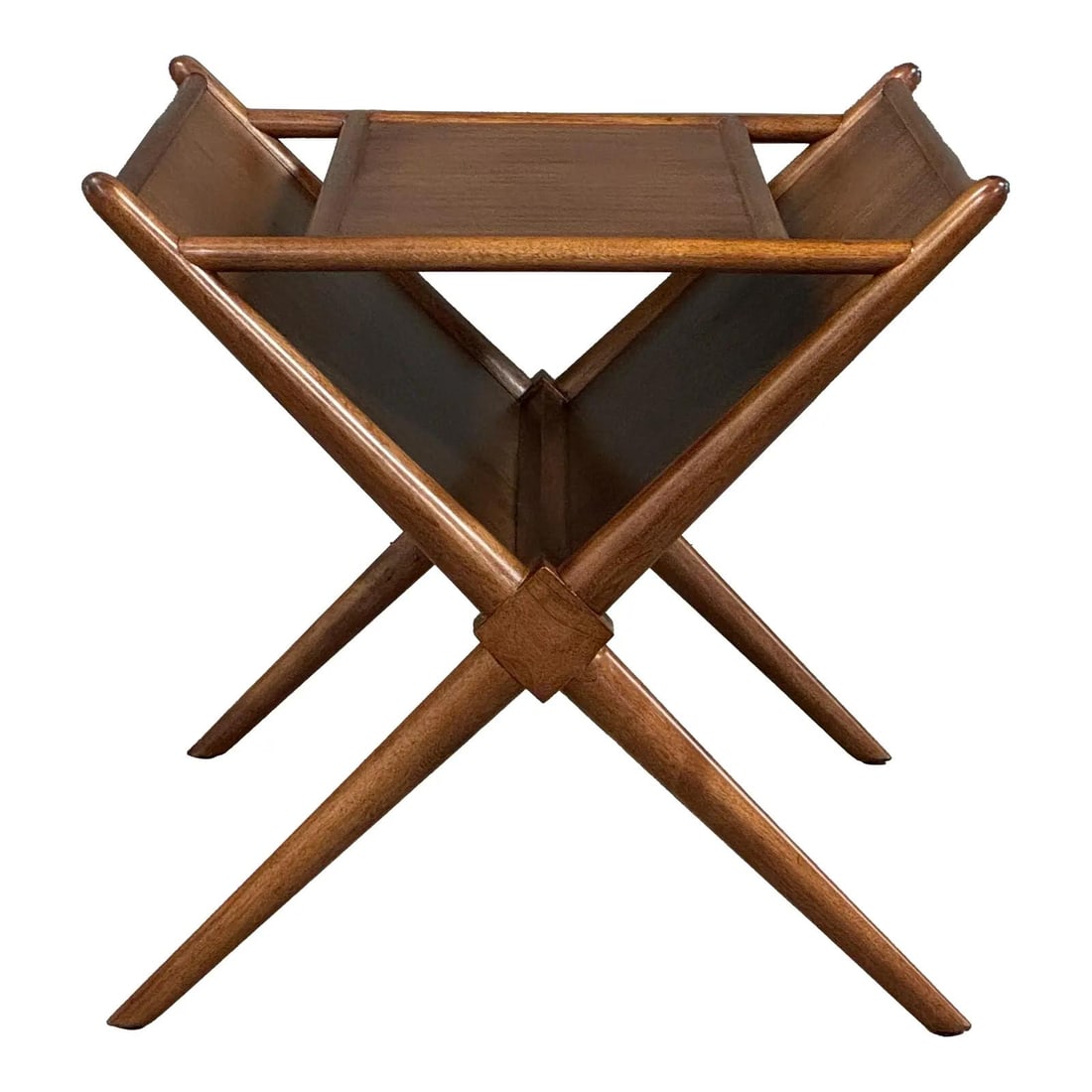 Mid Century Modern Walnut Magazine Rack by T.H. Robsjohn Gibbings (1 of 7)