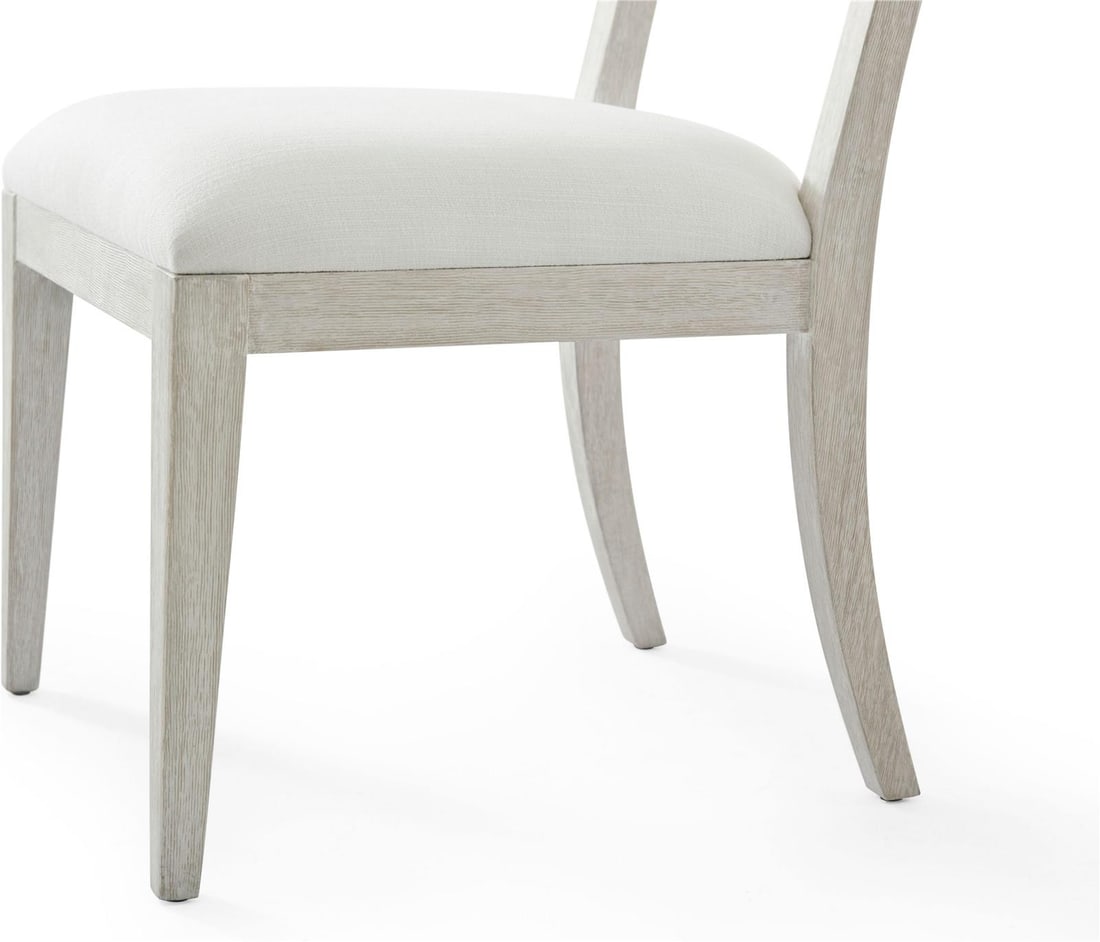 Theodore Alexander Sea Salt Side Chair Mahogany Pine Upholstery (1 of 5)