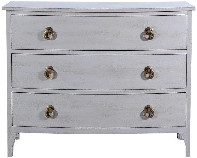 Elegant Athens Bowfront Chest Solid Wood Georgian Style (1 of 6)
