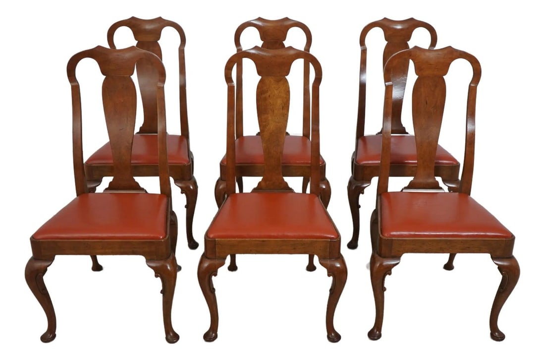 Set of 6 Baker Walnut George III Dining Chairs Collectors Edition (1 of 10)