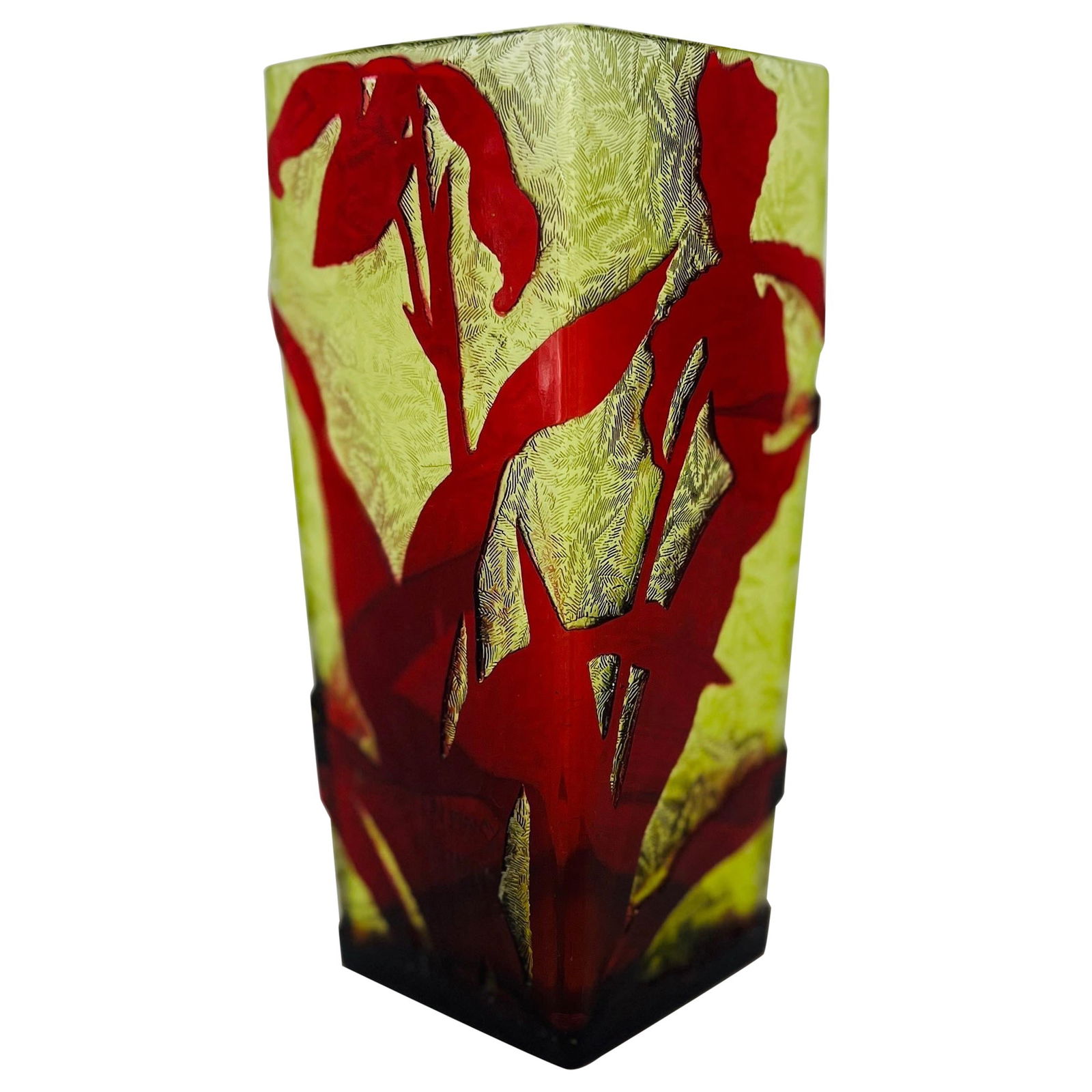 Daum Nancy French Art Glass Vase Circa 1900 Cameo Wheel Carved (1 of 10)