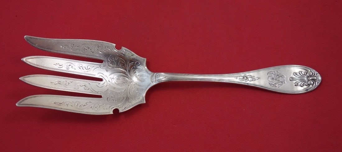 Koehler & Ritter Eugenia Josephine Sterling Silver Asparagus Fork 9 3/8" (1 of 1)