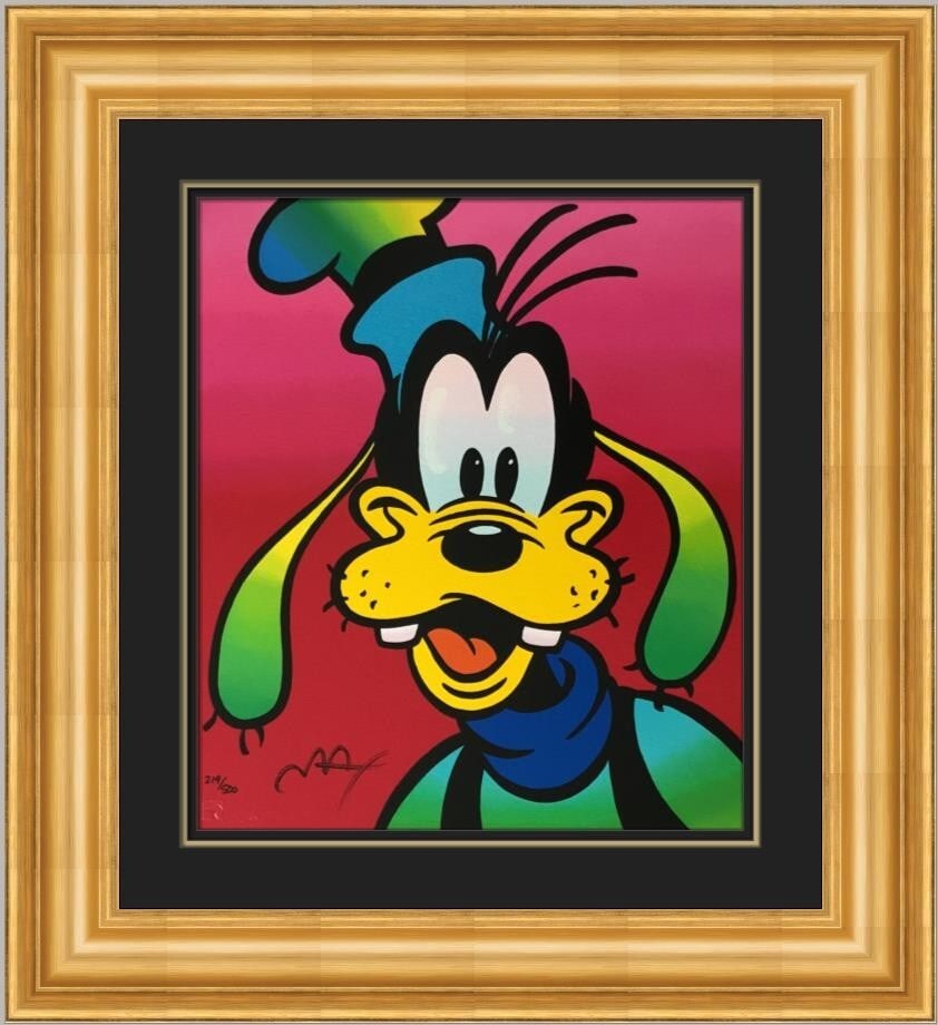 Peter Max Goofy Disney Suite Signed Limited Edition Serigraph Framed (1 of 3)