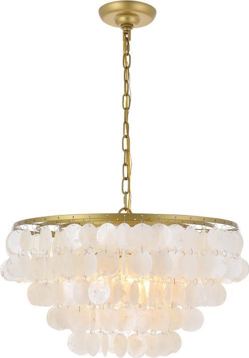 Selene Brass Pendant Light Mid-Century Modern Adjustable UL-Listed (1 of 1)