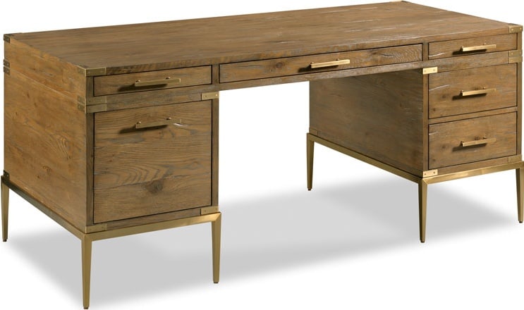 Woodbridge 17th Century Japanese Style Finish Oak Desk (1 of 7)